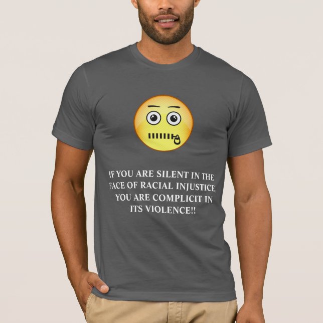 El silencio es una camiseta violenta (Anverso)