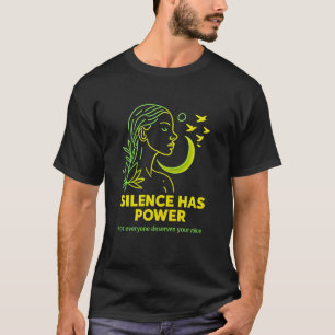 EL SILENCIO TIENE PODER - Camiseta básica minimal
