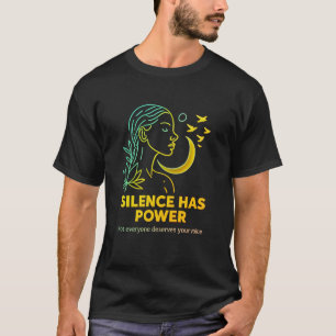 EL SILENCIO TIENE PODER - Camiseta básica minimali