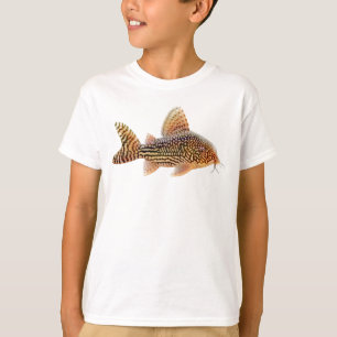 El siluro de Corydoras embroma la camiseta