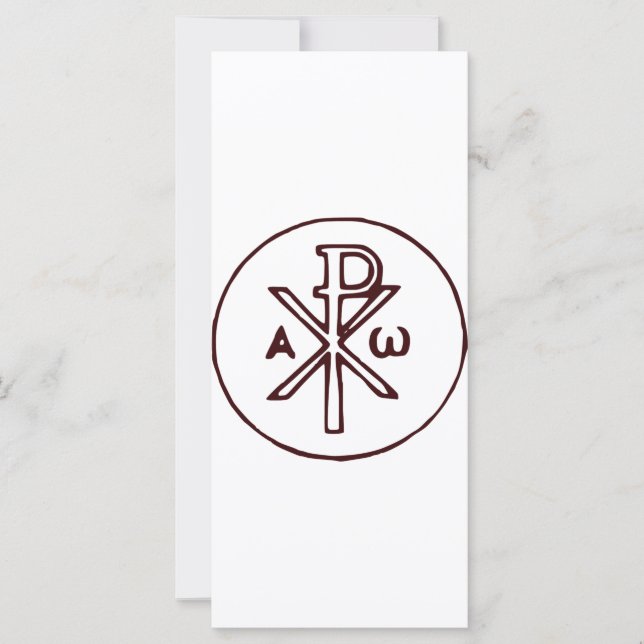 El símbolo Chi-Rho Christogram (Anverso)