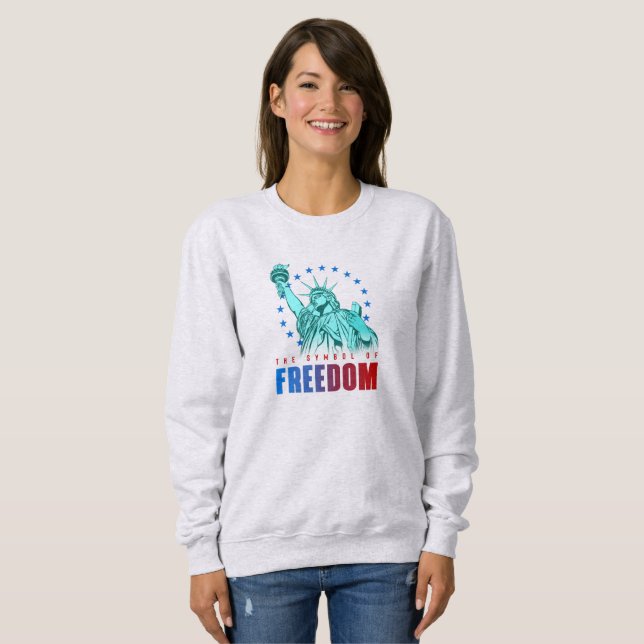 El símbolo de la libertad | Camisas sudaderas (Anverso completo)