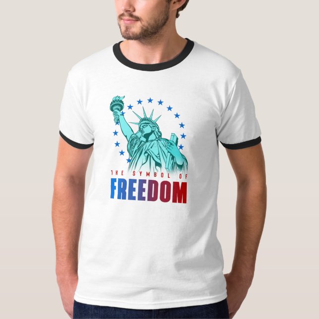 El símbolo de la libertad | Camiseta de jengibre m (Anverso)