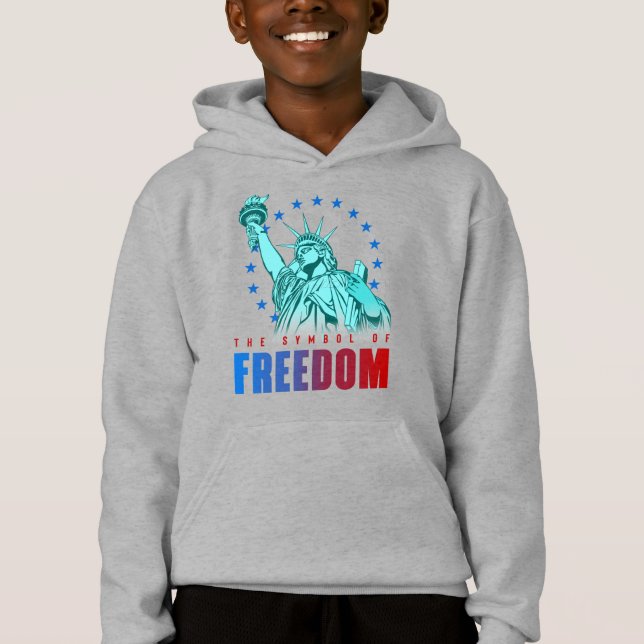 El símbolo de la libertad | Kids Pull-over Hoodie (Anverso)