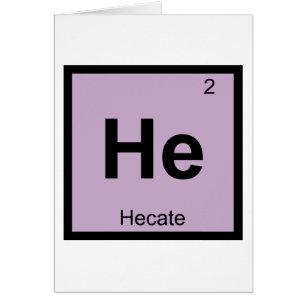 Él - Símbolo de la tabla periódica de química grie