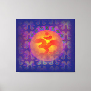 el símbolo del aum de OM estiró la impresión de