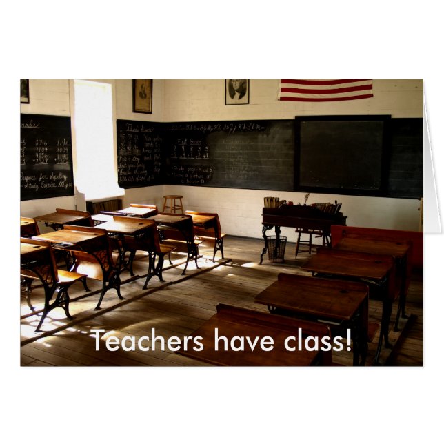 ¡el sitio de escuela vieja, profesores tiene (Anverso (Horizontal))