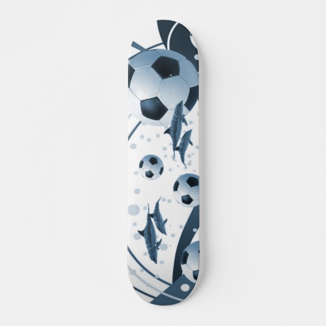El Skateboard de los delfines azules (Anverso )