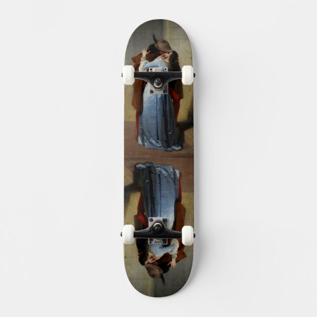 El skateboard Kiss/Il Bacio (Anverso)