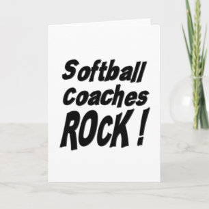 ¡El Softball Entrena en Rock! Tarjeta mediana