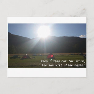 El sol brillará la postal