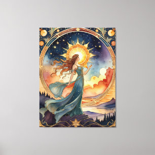 el sol - pintura inspirada en las obras de arte or