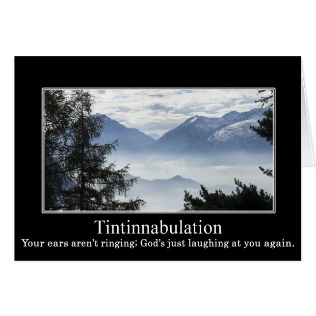 El sonido que escuchas es que Dios se ríe de ti (Anverso (Horizontal))