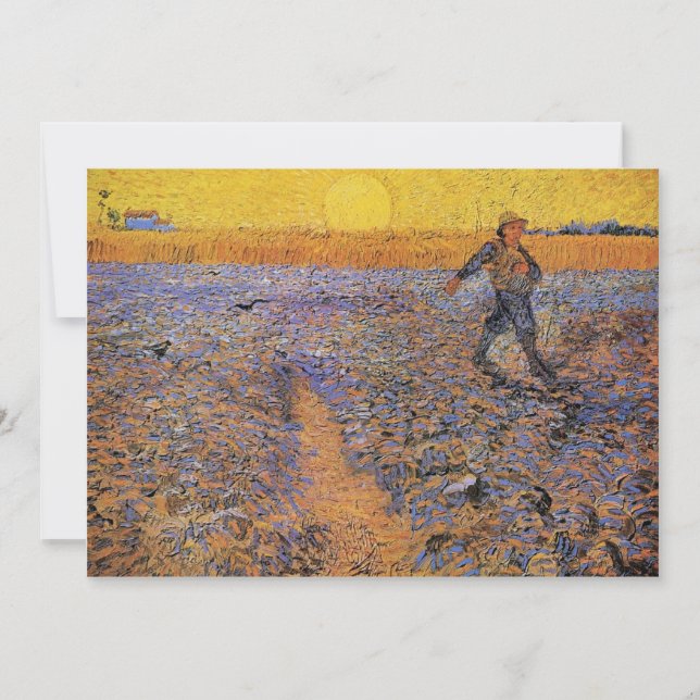 El Sower de Vincent van Gogh (Anverso)