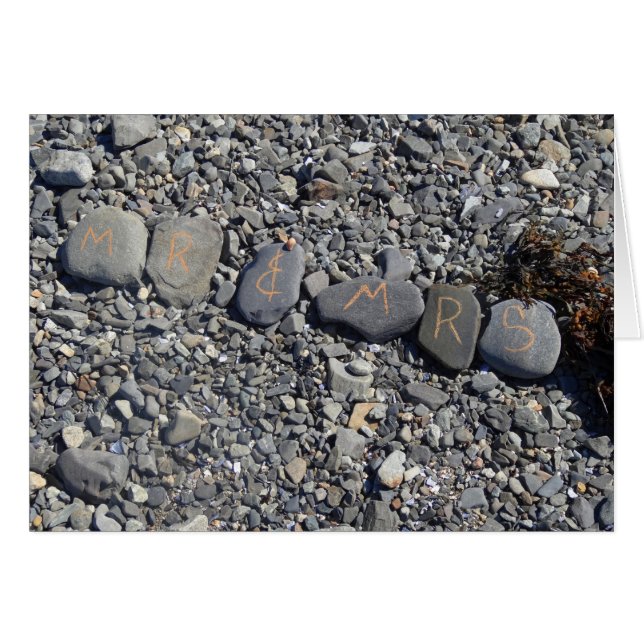 El Sr. y la Sra. Beach Rocks en el Bar Harbour (Anverso (Horizontal))