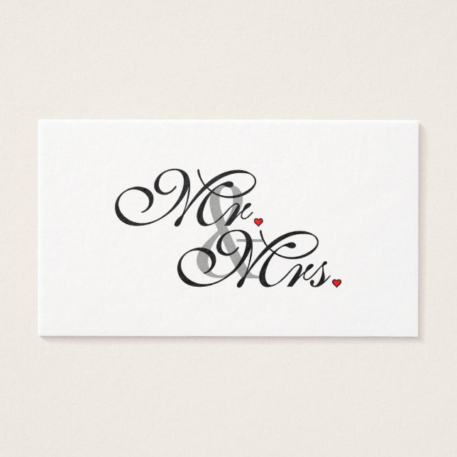 El Sr. y la Sra. Husband Esposa a sus recién casad (Frente)