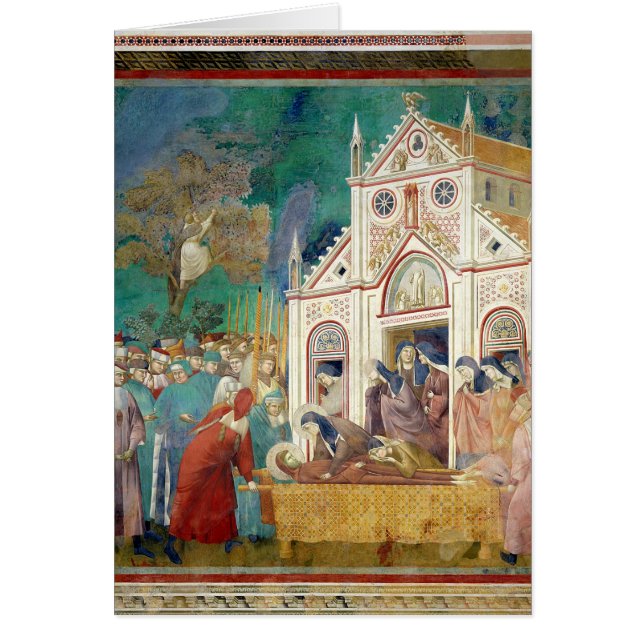 El St. Clare abraza al cuerpo de St Francis (Frente)