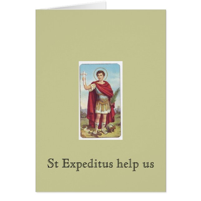 El St Expeditus nos ayuda (Frente)