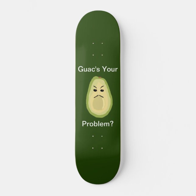 ¿El su problema de Guac? Monopatín (Anverso)