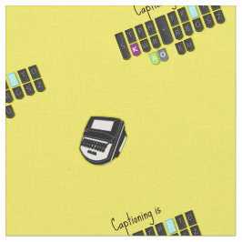 El subtitular es tela fresca del teclado de Steno