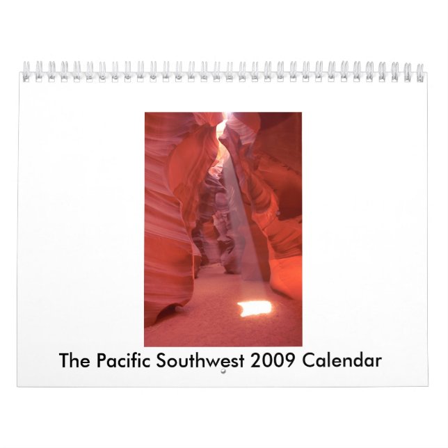 El sudoeste único fotografía el calendario 2009 (Tapa)
