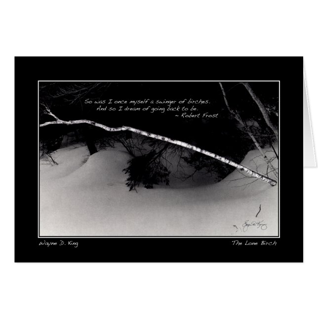 El sueño de Frost's Birch (Anverso (Horizontal))