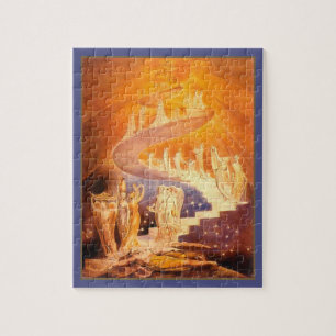 El sueño de Jacob de William Blake Jigsaw Puzzle