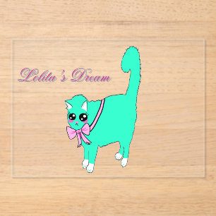 El sueño de Lolita - Invitación de acrílico y deco