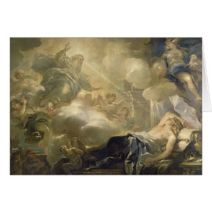 El sueño de Solomon, c.1693 (aceite en lona)