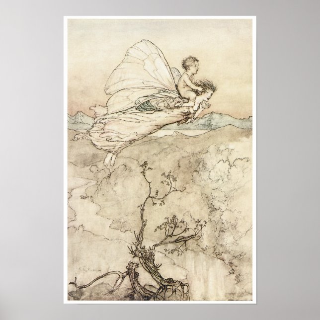 El sueño de una noche de verano de 1907, el arte d (Frente)