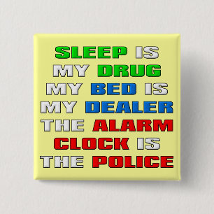 El sueño es mi insignia divertida del botón de l