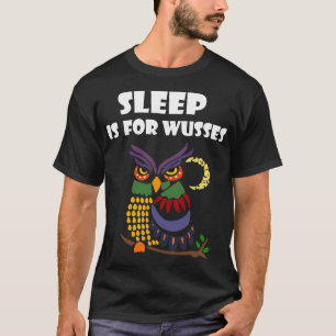 El sueño está para la camiseta del noctámbulo d