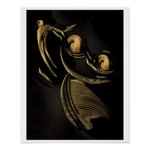 "El sueño otoñal", brillante Poster