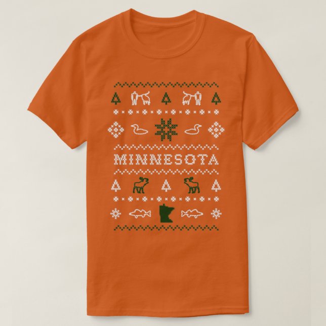 El suéter de Minnesota 1 (Diseño del anverso)