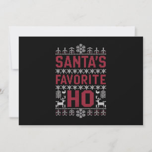 El suéter de Navidad feo favorito de Santa Ho