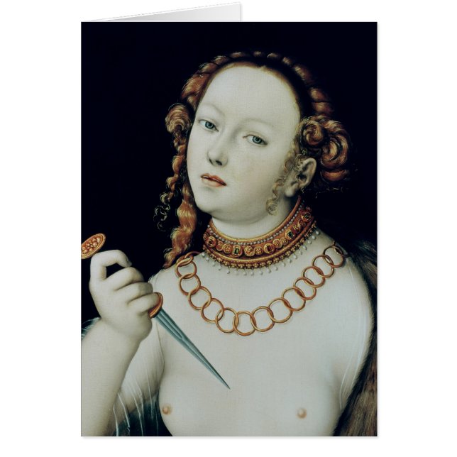 El suicidio de Lucretia, 1538 (Frente)