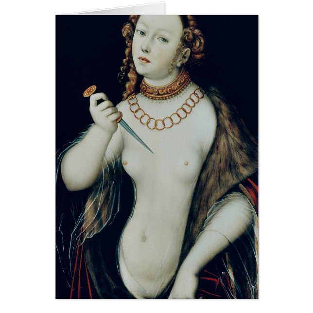 El suicidio de Lucretia, 1538 (Frente)