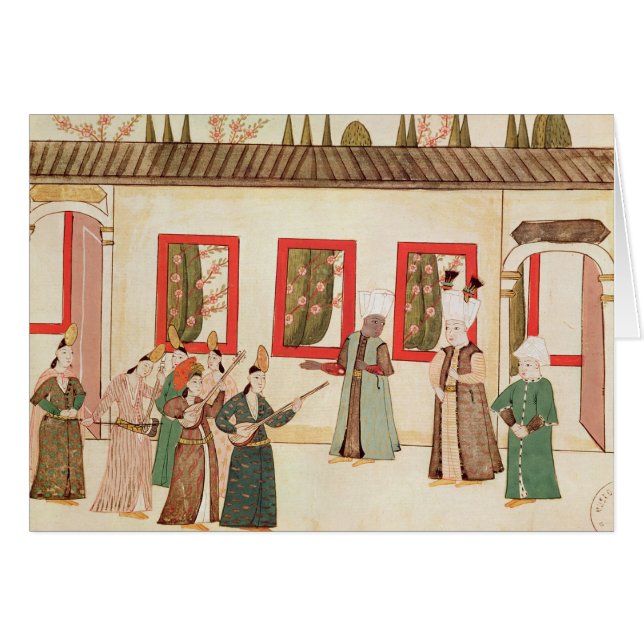 El sultán con su favorito (Anverso (Horizontal))
