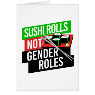 El sushi no tiene roles de género