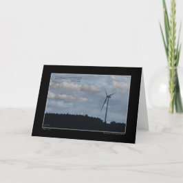 El susurro de la tarjeta de saludo de viento