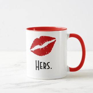 "El suyo" taza del beso