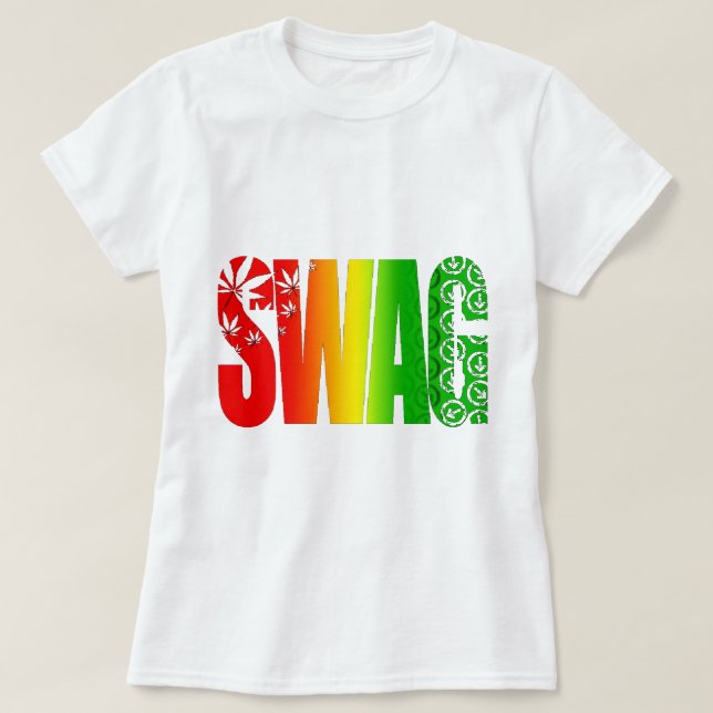 El SWAG colorea la camiseta (Diseño del anverso)