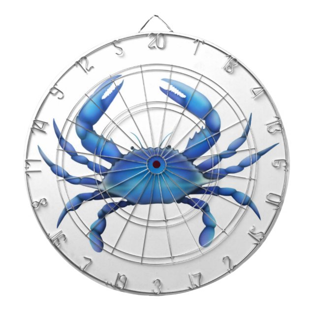El tablero de dardo atlántico del cangrejo azul (Frente)
