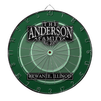 El tablero de dardo de la familia de Anderson