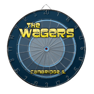 El tablero de dardo de la familia de las apuestas