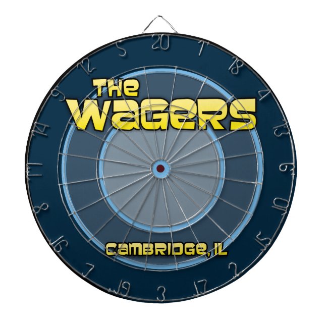 El tablero de dardo de la familia de las apuestas (Frente)