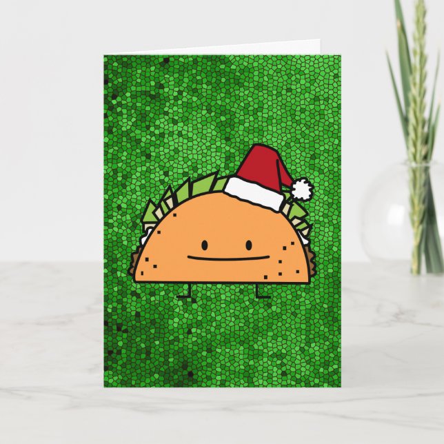 El Taco que lleva navidad del gorra de Santa (Anverso)
