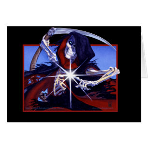 El tacto de la tarjeta de la muerte