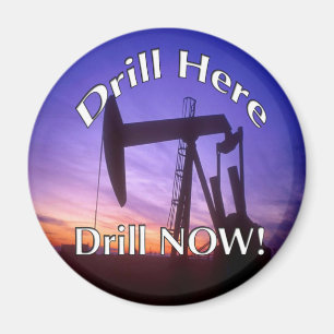 ¡El taladro aquí ahora perfora! imán