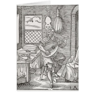 El taller del fabricante del instrumento, c.1570